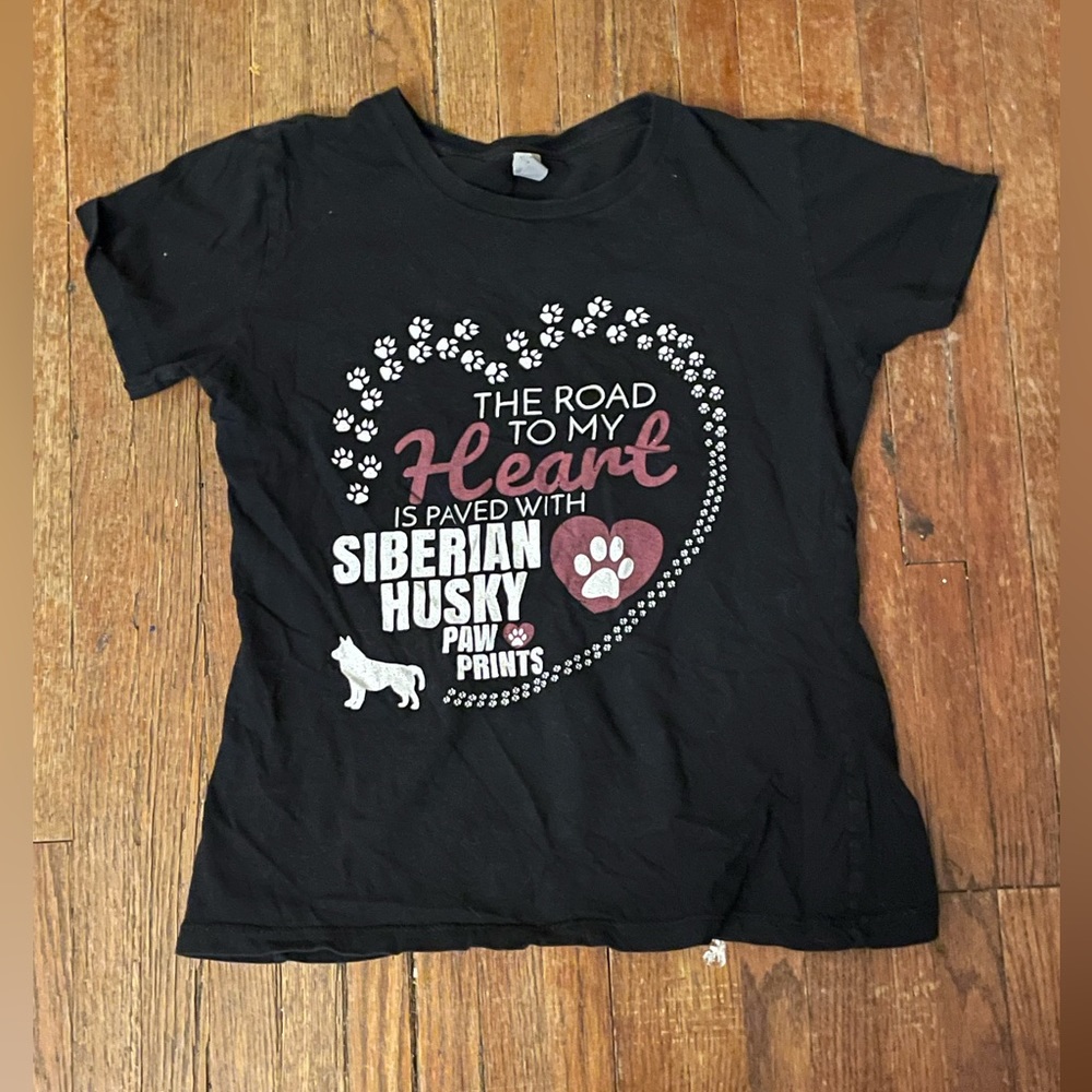 Black husky shirt
